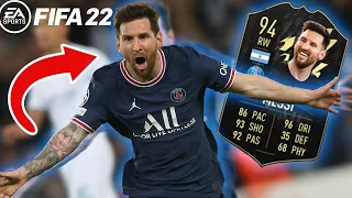I PACKED 94 TOTW MESSI AND HE IS... (FIFA 22)