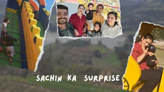 sachin ka ye kaise surprise | ye kha aa gye