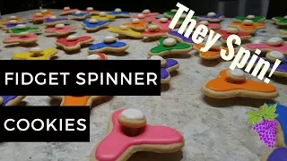How to make SPINNING Fidget Spinner Cookies!