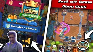 BERIN SPIELT 2vs2 MIT DEM CHEF | INSIDER ÜBER DIE CCGS | CLASH ROYALE GAMEPLAY