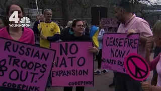 Protests Grow Outside White House as Russia Continues War in Ukraine | NBC4 Washington