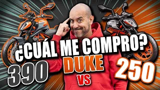 ❌¿CUÁL ME COMPRO?❌KTM DUKE 250 🆚 KTM DUKE 390| FULLGASS #fullgass