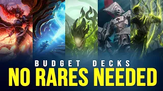 5 NEW ZERO RARE Standard MTG Arena Decks | GREAT For Budget & Beginner Players