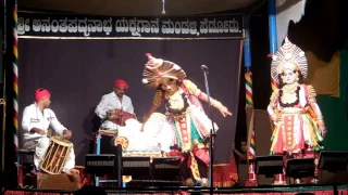 Yakshagana 2017-Noda banniri-Sri Jansale - Sanmay bhat as balaraama , sri kadbal as Krishna