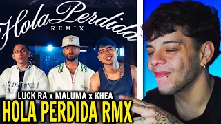 (REACCIÓN) Luck Ra, Maluma, Khea - HOLA PERDIDA REMIX