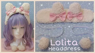 DIY Lolita "Headdress" Coelhinho - Acessório Fofo e Fácil (passo a passo)