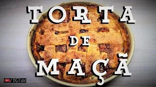 Torta de Maçã Super Fácil | Verdadeira Receita de Torta de Maçã | Receita Fácil de Torta de Maçã!