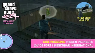 GTA VICE CITY | HIDDEN PACKAGES @VICE PORT & ESCOBAR INTERNATIONAL | 100% COMPLETE