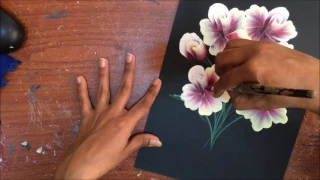 One Stroke Painting- Quick and Easy Bunch of Rose