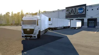 ETS2 1.50 | Mercedes Benz Actros Tandem | Thrustmaster T300RS