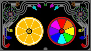 Core Destruction 3 - Marble Race in Algodoo