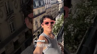 Omar Rudberg listening to his new single "Happier" OUT THIS FRIDAY! (30/06)