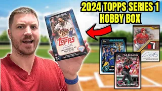 NEW RELEASE!🔥 2024 TOPPS SERIES 1 HOBBY BOX (MLB BASEBALL CARDS)