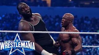 Bobby Lashley vs Omos - Wrestlemania 38 - Full Match