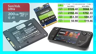 How much does storage speed matter? How fast is fast enough? Steam Deck, PC, DirectStorage, PS5&XSX