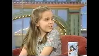 Mae Whitman interview 1998.  Age 9
