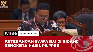 [BREAKING NEWS] Bawaslu: Laporan Pelanggaran Pemilu Tidak Memenuhi Syarat Formil & Materil | tvOne