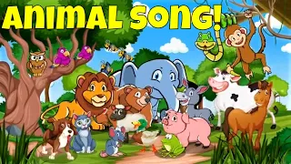 These Are the Sounds of Animals! Animal Sounds Song for Kids