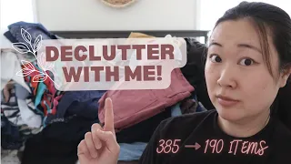 EPIC Closet Clean Out, Declutter with Me Using the Konmari Method. Cutting Down My Wardrobe by Half!