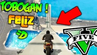 EL TOBOGAN FELIZ !! JAJA COMO MOLA!! =D GTA V ONLINE Makiman