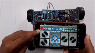 BLUETOOTH CONTROL CAR WITH ADAFRUIT MOTOR SHIELD DRIVER