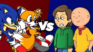 MUGEN Battle - Sonic/Tails vs Boris Anderson/Caillou