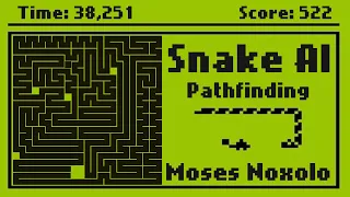 🐍🤖 Snake AI • Pathfinding (Moses Noxolo)