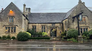 Enchanting Autumn Stroll in Shipton-under-Wychwood: Rainy Day Bliss in the COTSWOLDS, ENGLAND