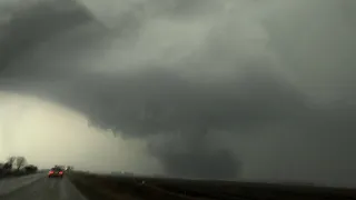 Close Range Stove Pipe Tornado - Gilmore City, IA - 4/12/22