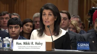 UN Ambassador Nominee Nikki Haley Opening Statement (C-SPAN)