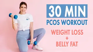 PCOS Home Workout for Weight Loss + Belly Fat