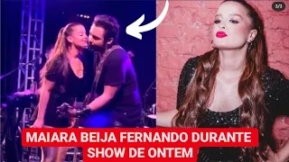 MAIARA DA BEIJINHO EM FERNANDO DURANTE SHOW DE ONTEM, APÓS FIM DO ROMANCE