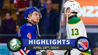 Game Highlights | Knights vs. Rangers - Apr. 18th, 2024