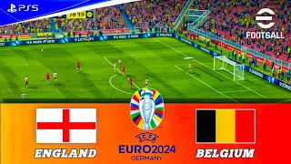 eFootball 2024 England VS Belgium | PS5 4K GAMEPLAY