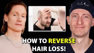 Bryan Johnson Reveals How He Reverses Hair Loss | Hair Surgeon Reacts
