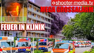 🛑  MEGA-GROSSALARM bei FEUER in KRANKENHAUS  🛑 | 🔥  300 Feuerwehrleute im Einsatz  🚒