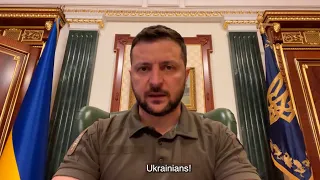 Address of the President of Ukraine Zelensky on the results of the 158 day of the war (2022) UA news