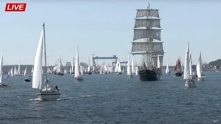 Windjammerparade 2023 zur Kieler Woche LIVE