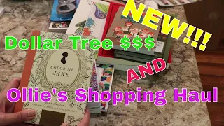 Dollar Tree & Ollie's Bargain Outlet Shopping Haul - New Exciting Items