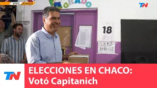 ELECCIONES EN CHACO: Votó Capitanich y habló sobre el crimen de Cecilia Strzyzowski