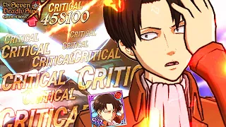 CRITICAL HIT MACHINE?! NEW LEVI SHOWCASE!! | Seven Deadly Sins: Grand Cross