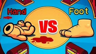 HAND vs FOOT MOD in Among Us Imposter