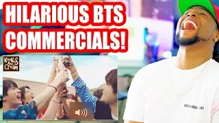 BTS In Commercials Compilation | Funny AF | Reaction!!!