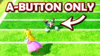 Mario Party Superstars COIN BATTLE but Luigi can ONLY Use the A-Button!