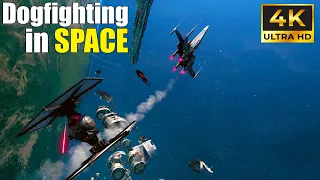 Battlefront 2 in 2024: SPACE Battles at their FINEST - Starfighter Assault Gameplay [PC 4K]