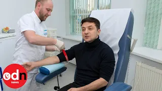 Drug tests for Ukraine's presidential candidates as comedian leads race