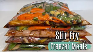 5 EASY Stir Fry Freezer Meals (Cook Under 10 Minutes)