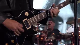 Rush performing w/ Foo Fighters at rock & Roll Hall of Fame