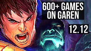 GAREN vs YORICK (TOP) | 600+ games, 4/2/8 | NA Master | 12.12