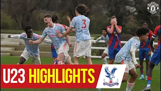 U23 Highlights | Crystal Palace 2-2 Manchester United | The Academy